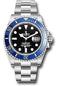 Rolex White Gold Submariner Date Watch - The Blueberry - Blue Bezel - Black Dial - 126619LB